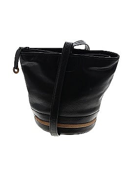 Linda Allard Ellen Tracy Leather Bucket Bag