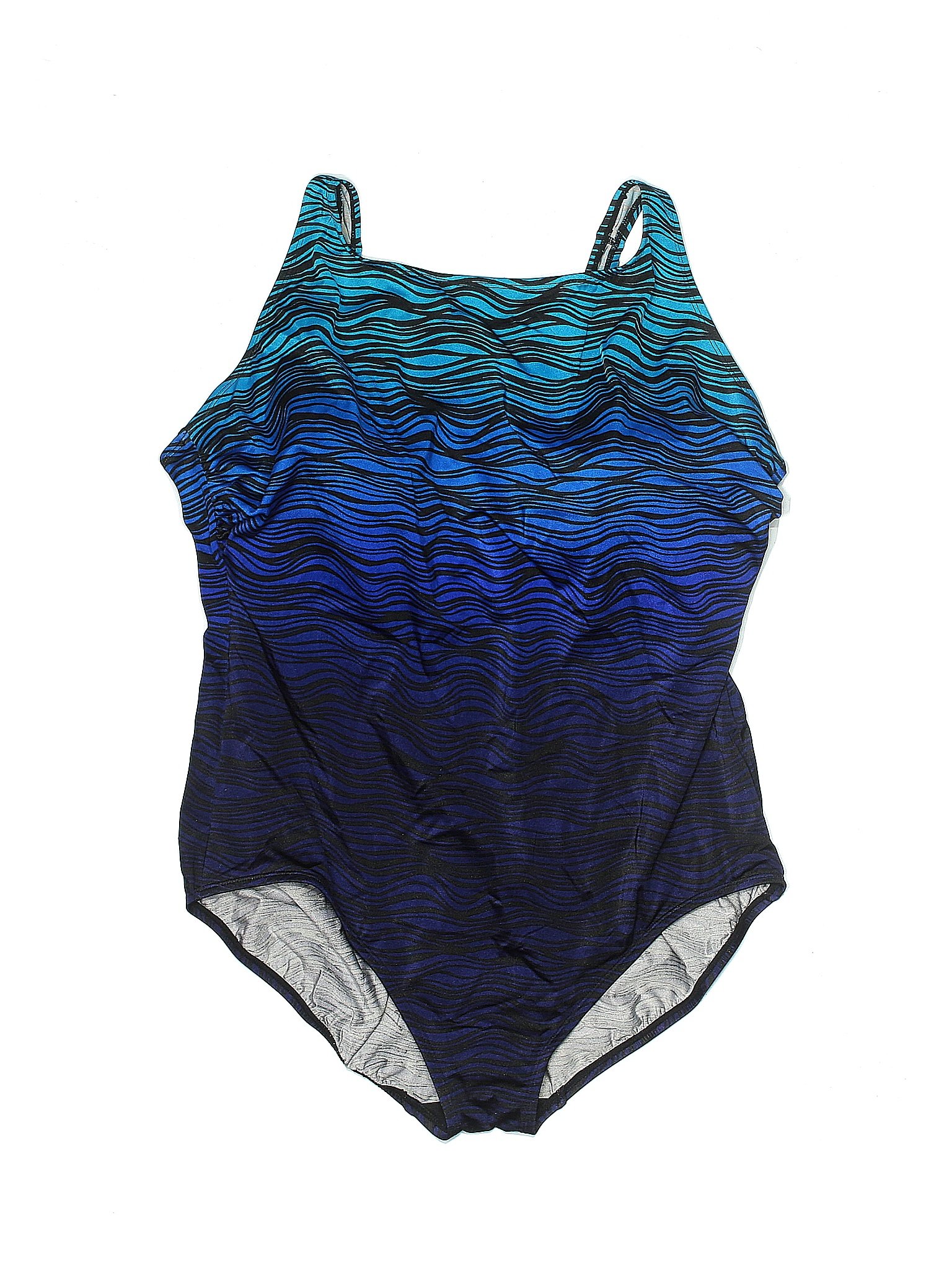 Great Lengths Swim Blue One Piece Swimsuit Size 22 (Plus) - 38% off ...