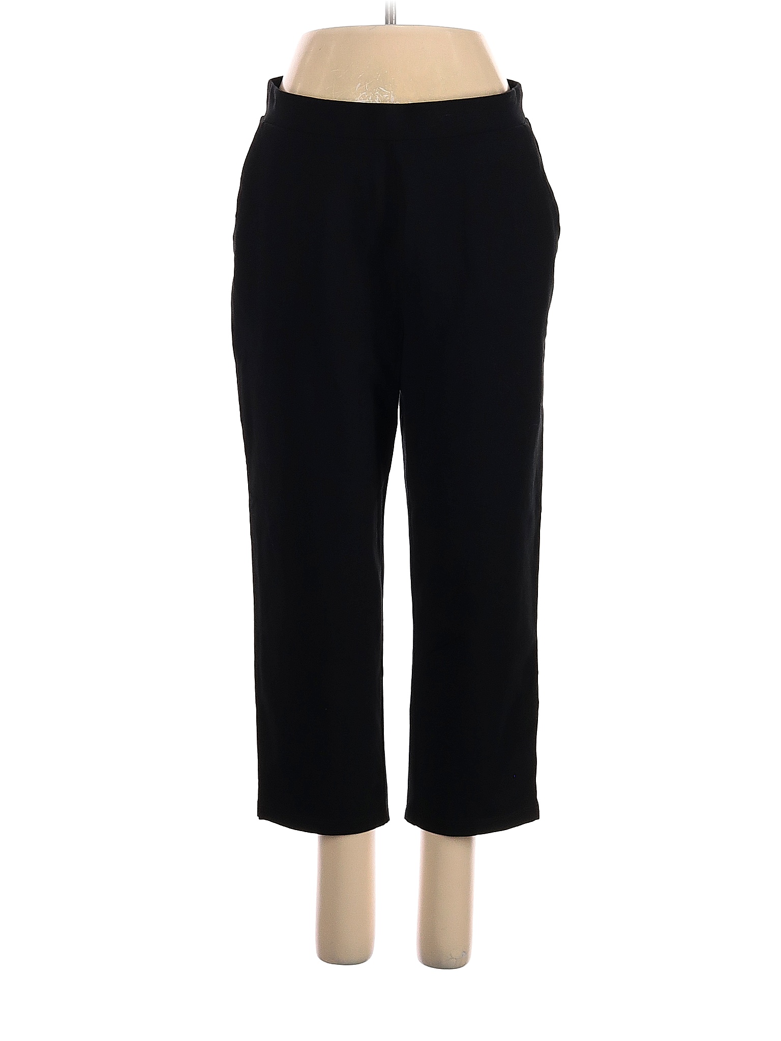 Susan Graver Solid Black Casual Pants Size S - 76% off | thredUP