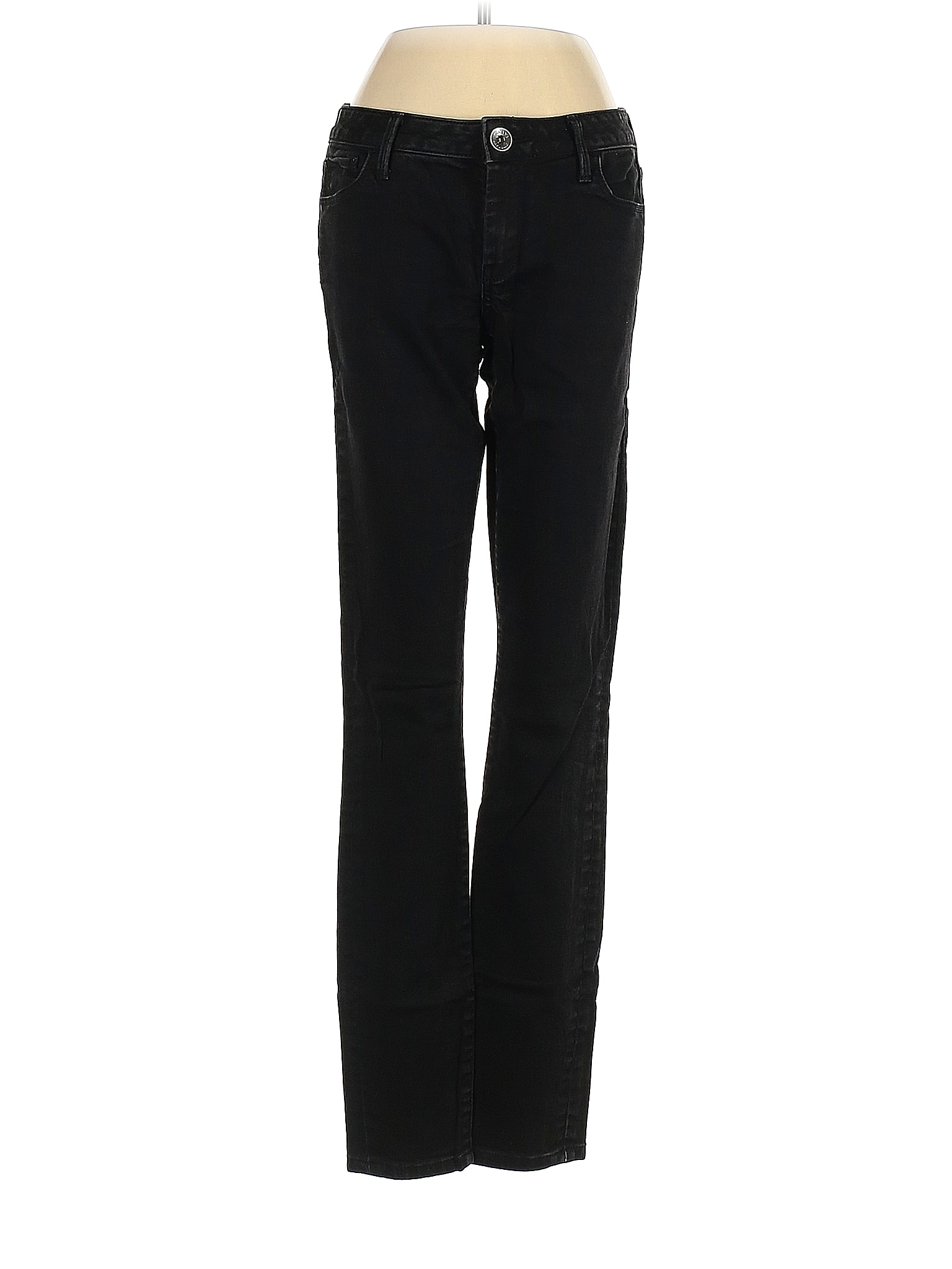 Banana Republic Solid Black Jeans 25 Waist 91 off thredUP