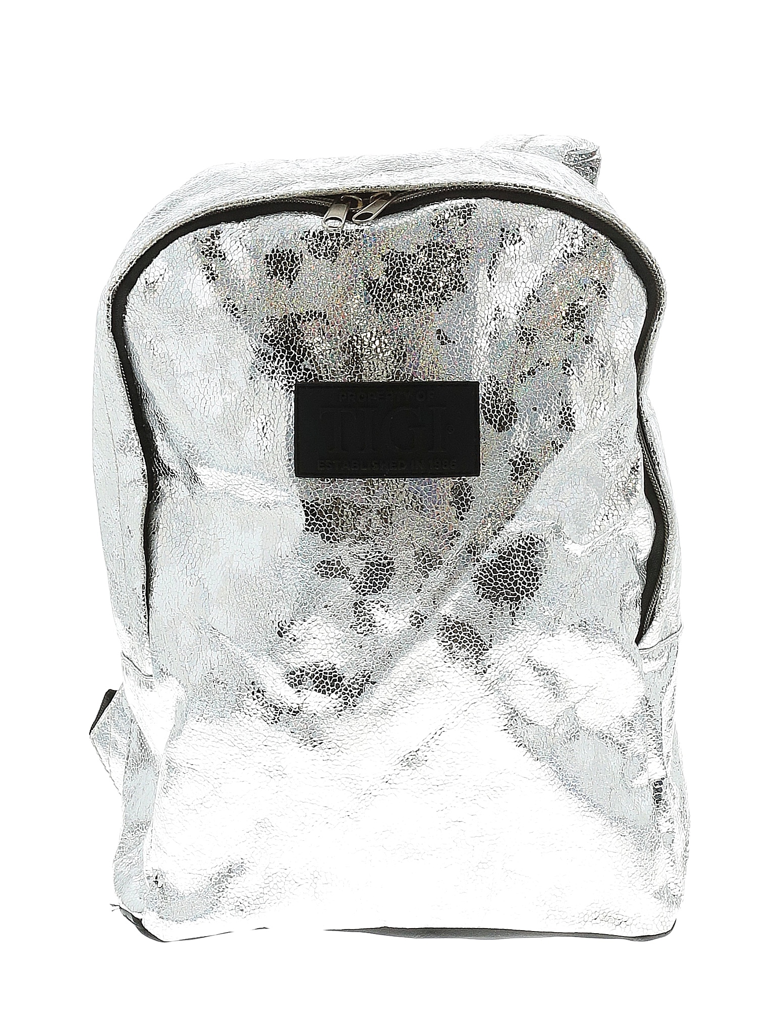 Silver Metallic Drawstring Backpack Assorted Brands Metallic Silver Backpack One Size - 77% off | thredUP