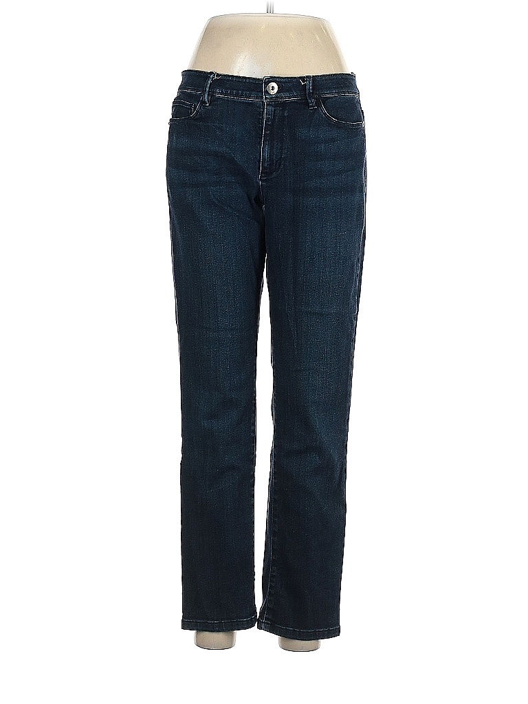 J.Jill Solid Blue Jeans Size 8 - 82% off | thredUP