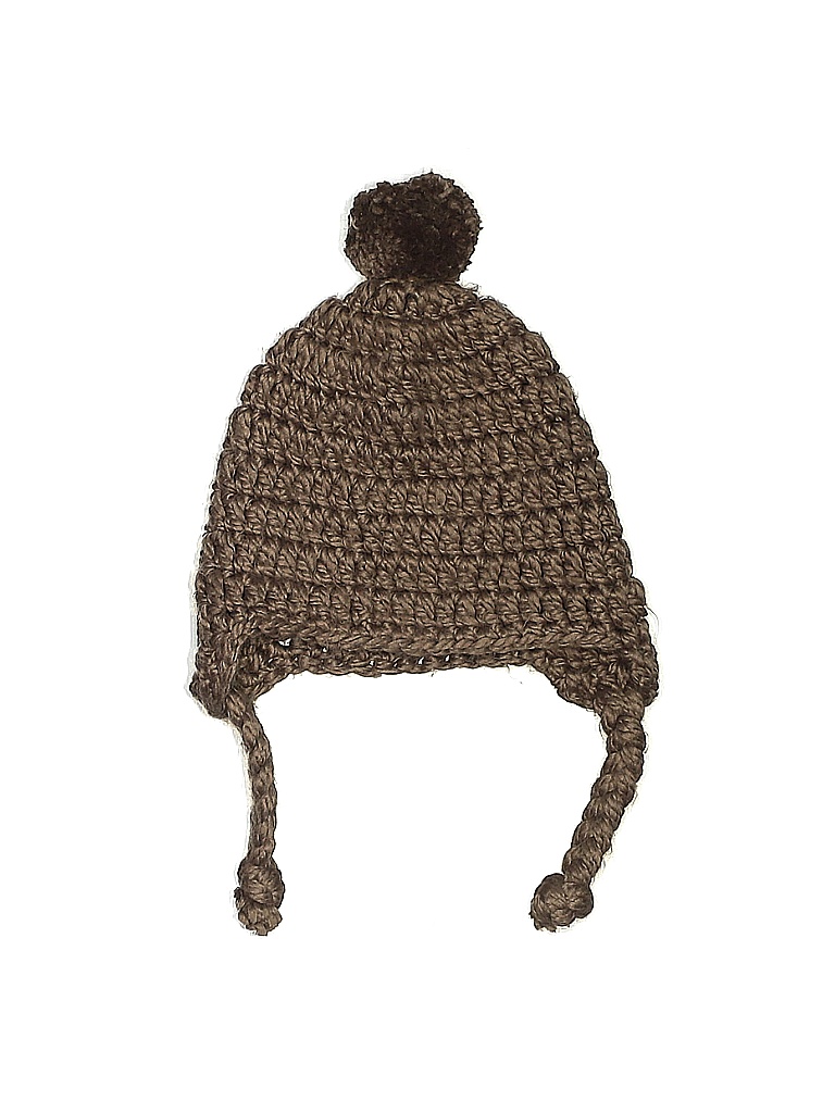 Pre-owned Krochet International Kids' Winter Hat In Brown