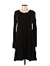Lou & Grey Solid Black Casual Dress Size XS - photo 1