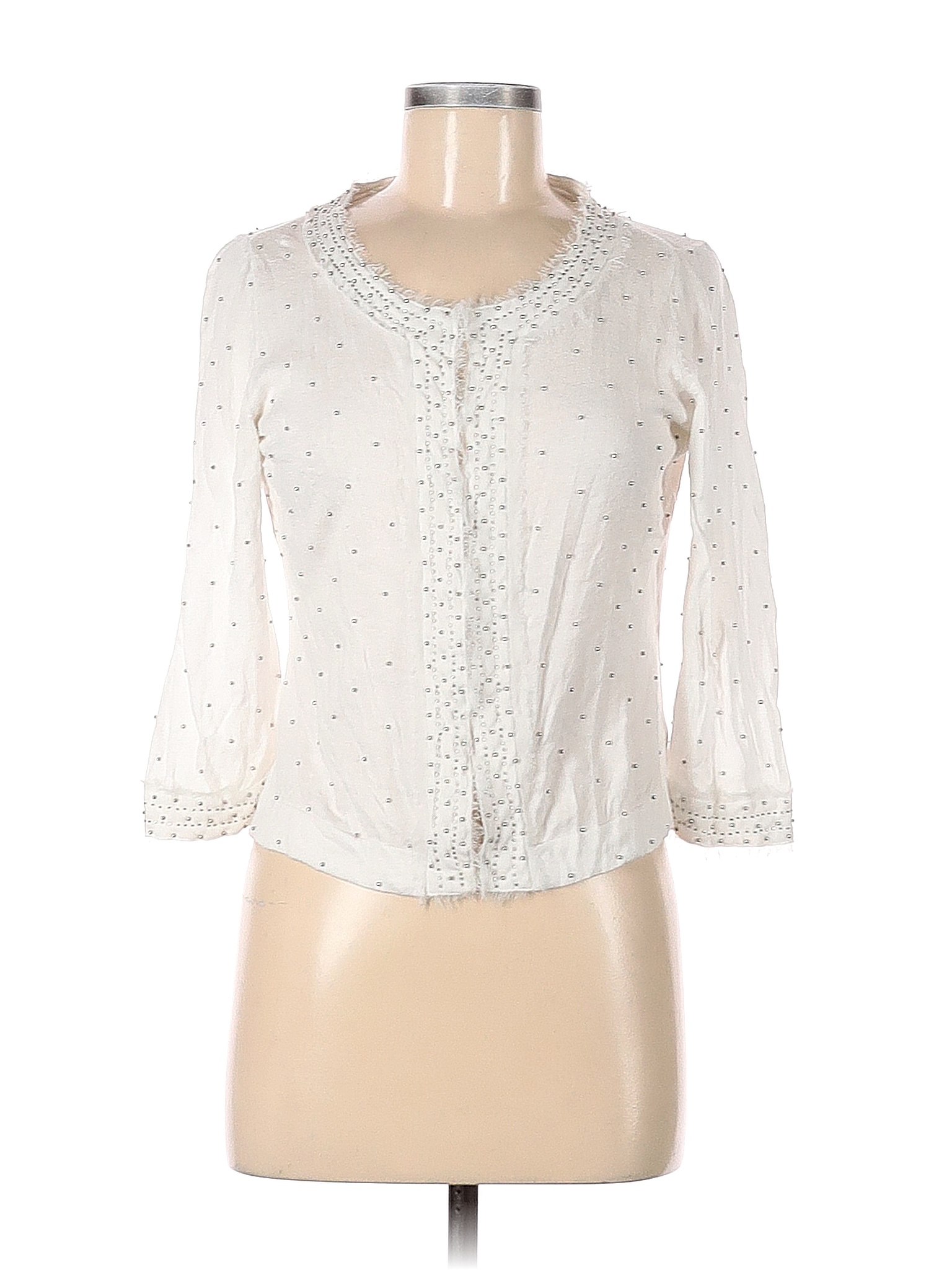 White House Black Market White Cardigan Size M 74 off thredUP