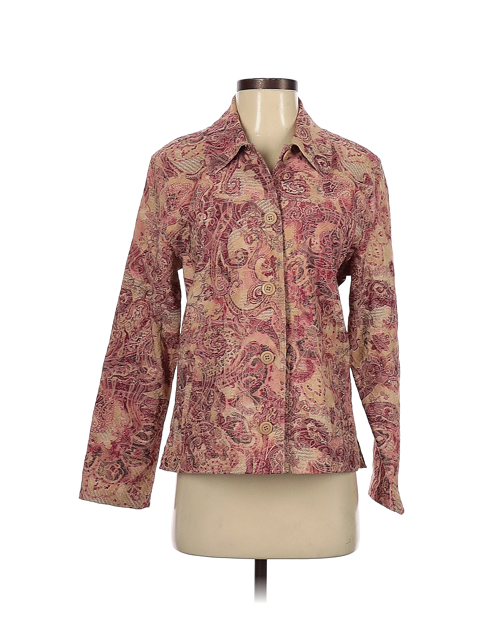 Rebecca Malone Paisley Pink Jacket Size S - 73% off | thredUP