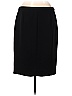 J.Crew 100% Polyester Solid Black Casual Skirt Size 6 - photo 2
