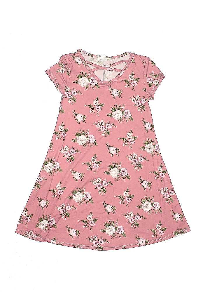 Btween Floral Pink Dress Size 10 - 67% off | thredUP