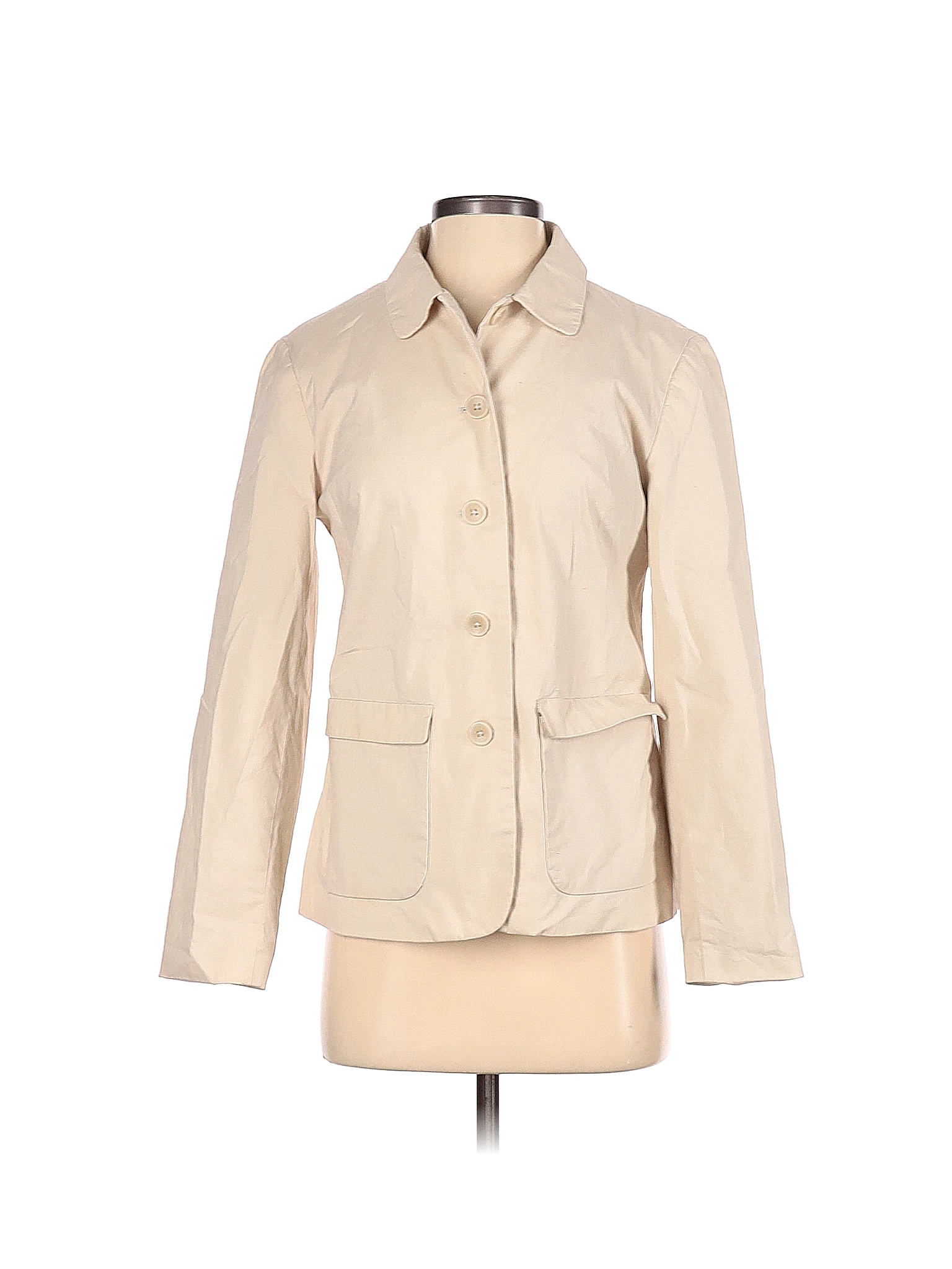 Gap Solid Tan Jacket Size XS - 89% off | thredUP