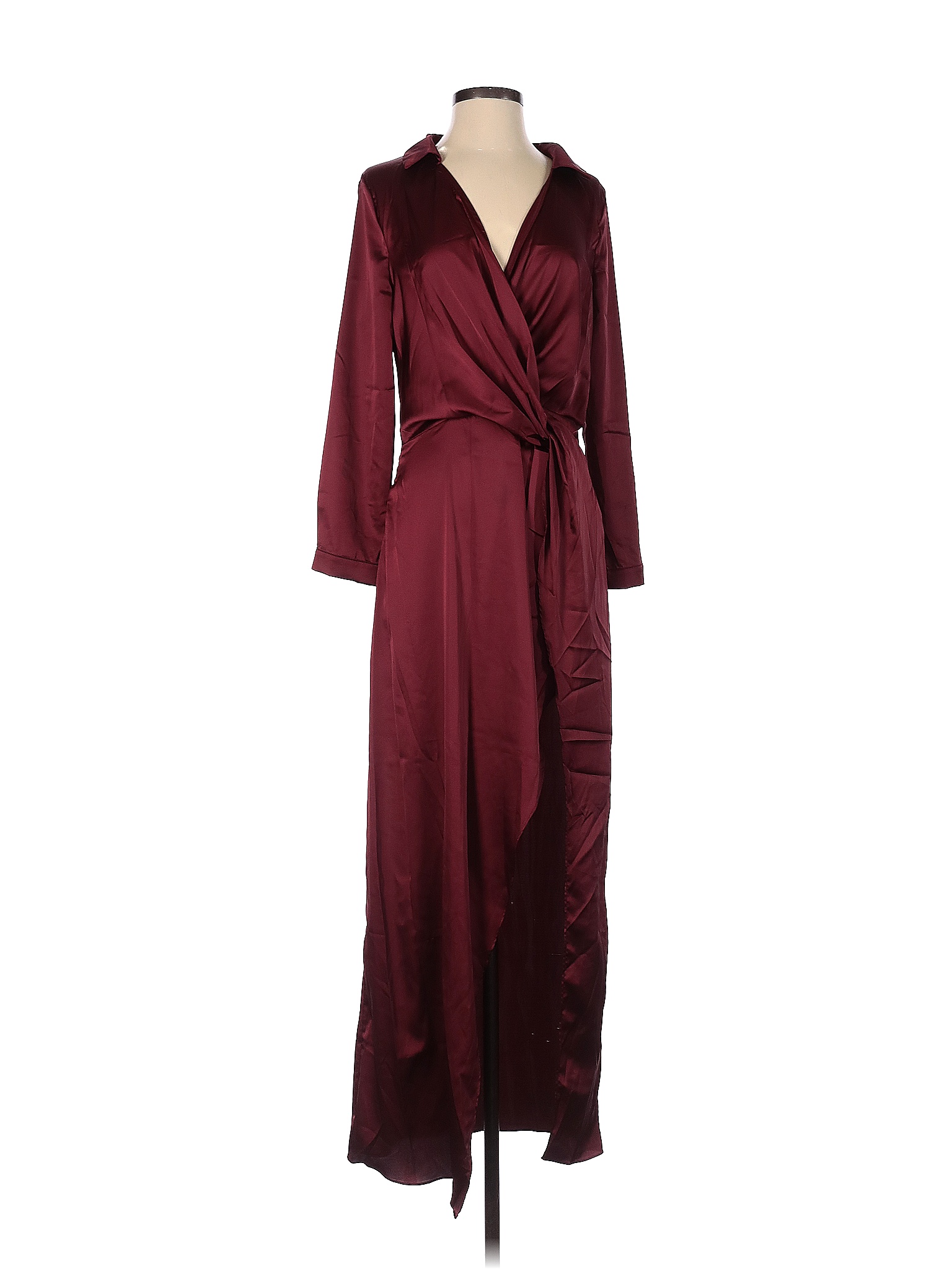 Shein Solid Maroon Burgundy Cocktail Dress Size S - 62% off | thredUP
