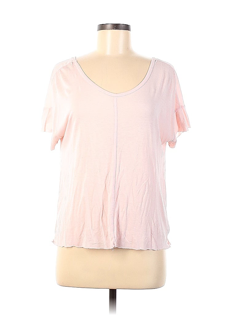 A. Ok Coevolution Pink Short Sleeve Top Size M - photo 1