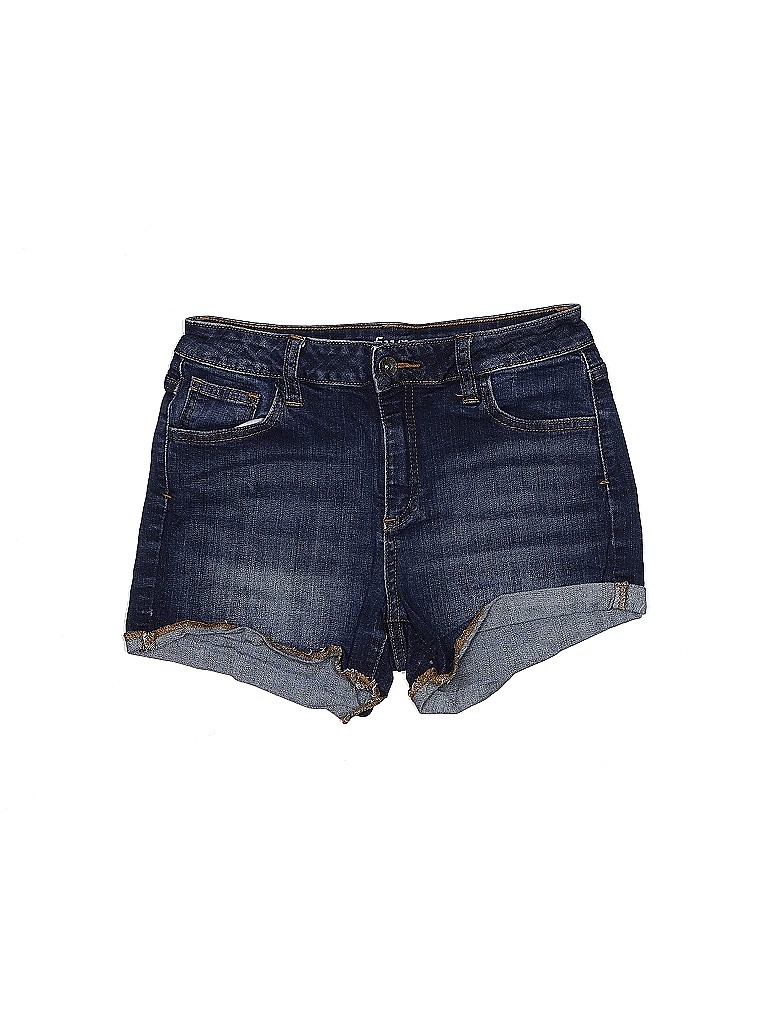 Refuge Solid Blue Denim Shorts Size 6 - 44% off | ThredUp