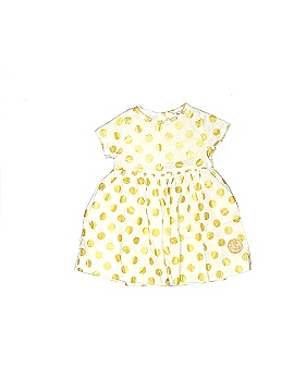 smiling button dress