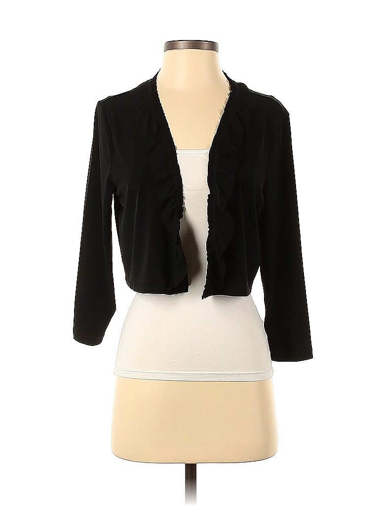 Susan Graver Solid Black Shrug Size S - 70% off | thredUP