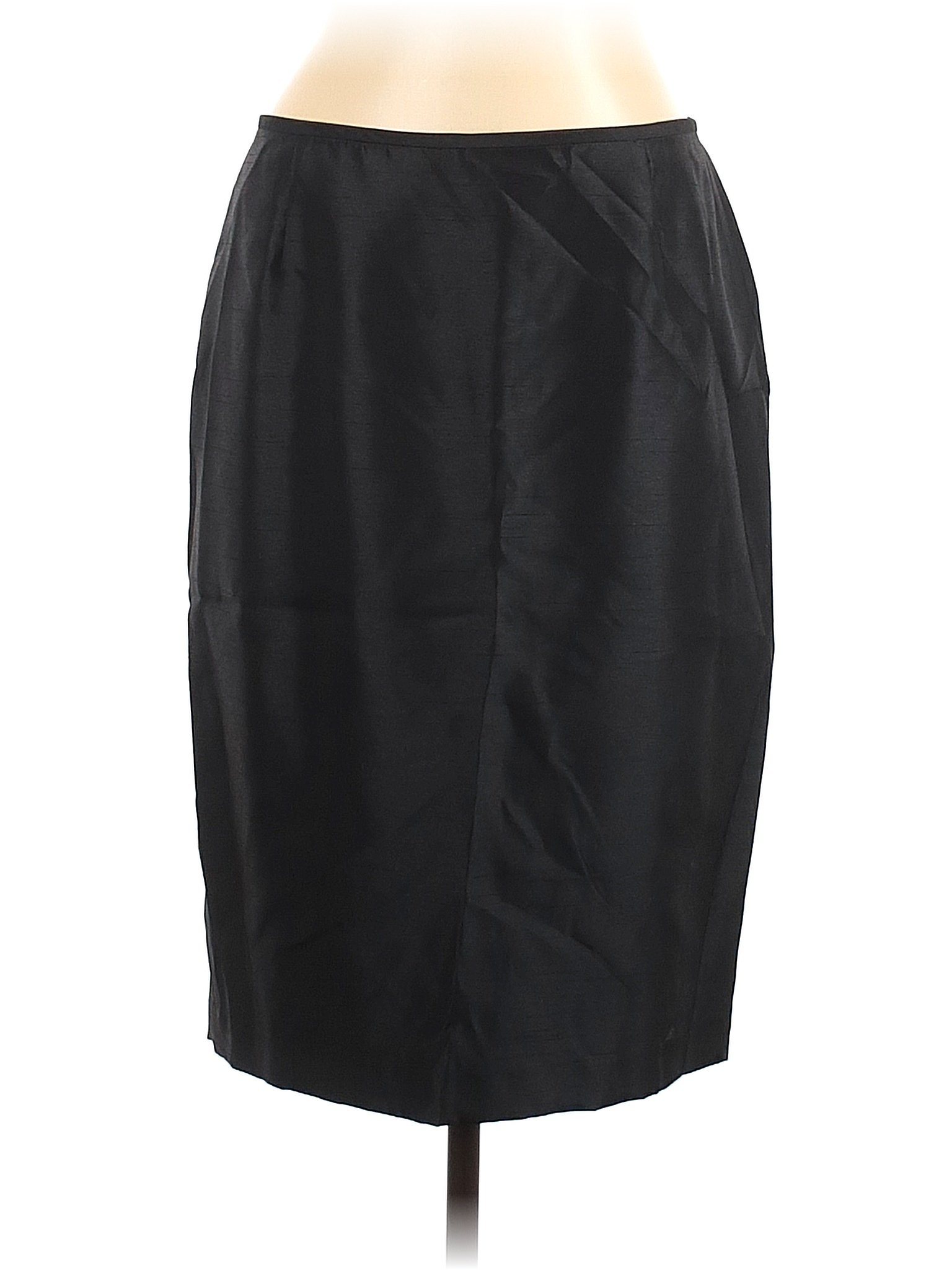 Evan Picone 100% Polyester Solid Black Casual Skirt Size 12 - 90% off ...