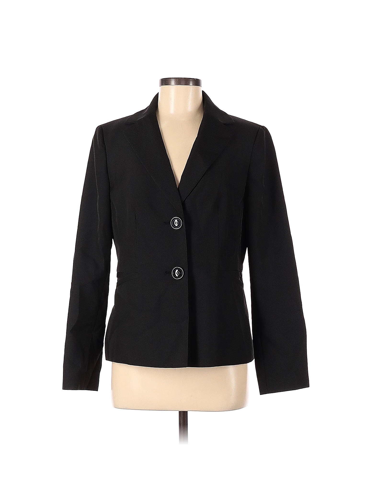 Evan Picone Solid Black Blazer Size 8 - 88% off | thredUP