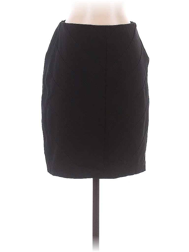 Pre-owned White House Black Market Casual Skirt In Black