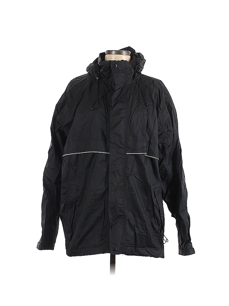 KIRKLAND Signature 100% Nylon Solid Black Raincoat Size M - 43% off ...