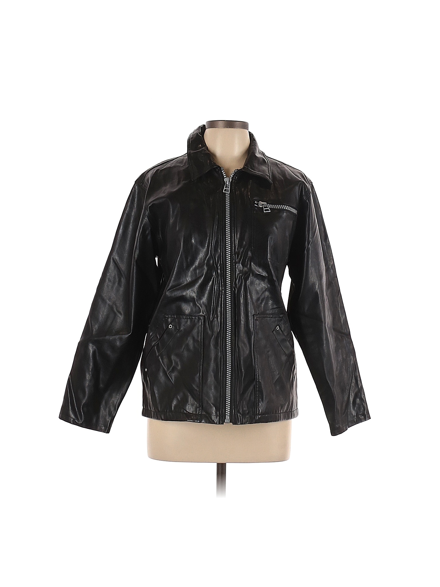 Faux Leather Jacket 
