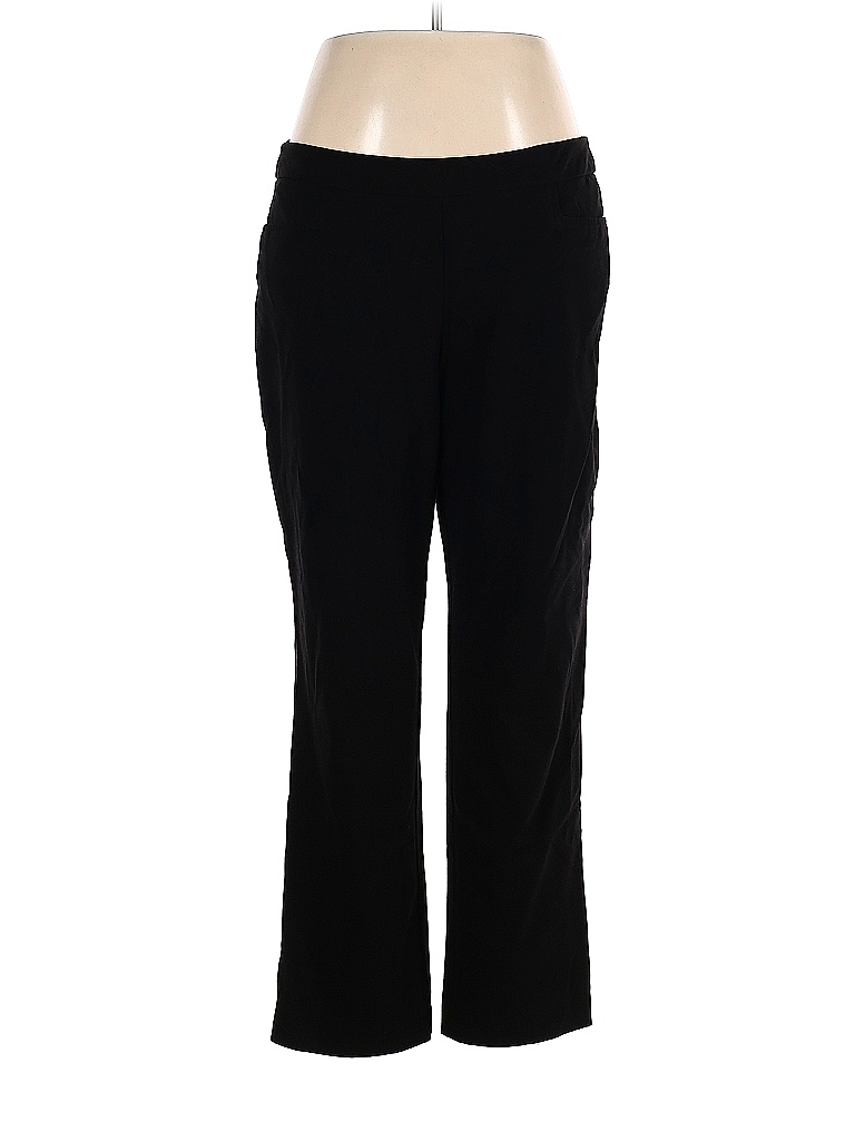 Roz & Ali Black Casual Pants Size 14 - photo 1