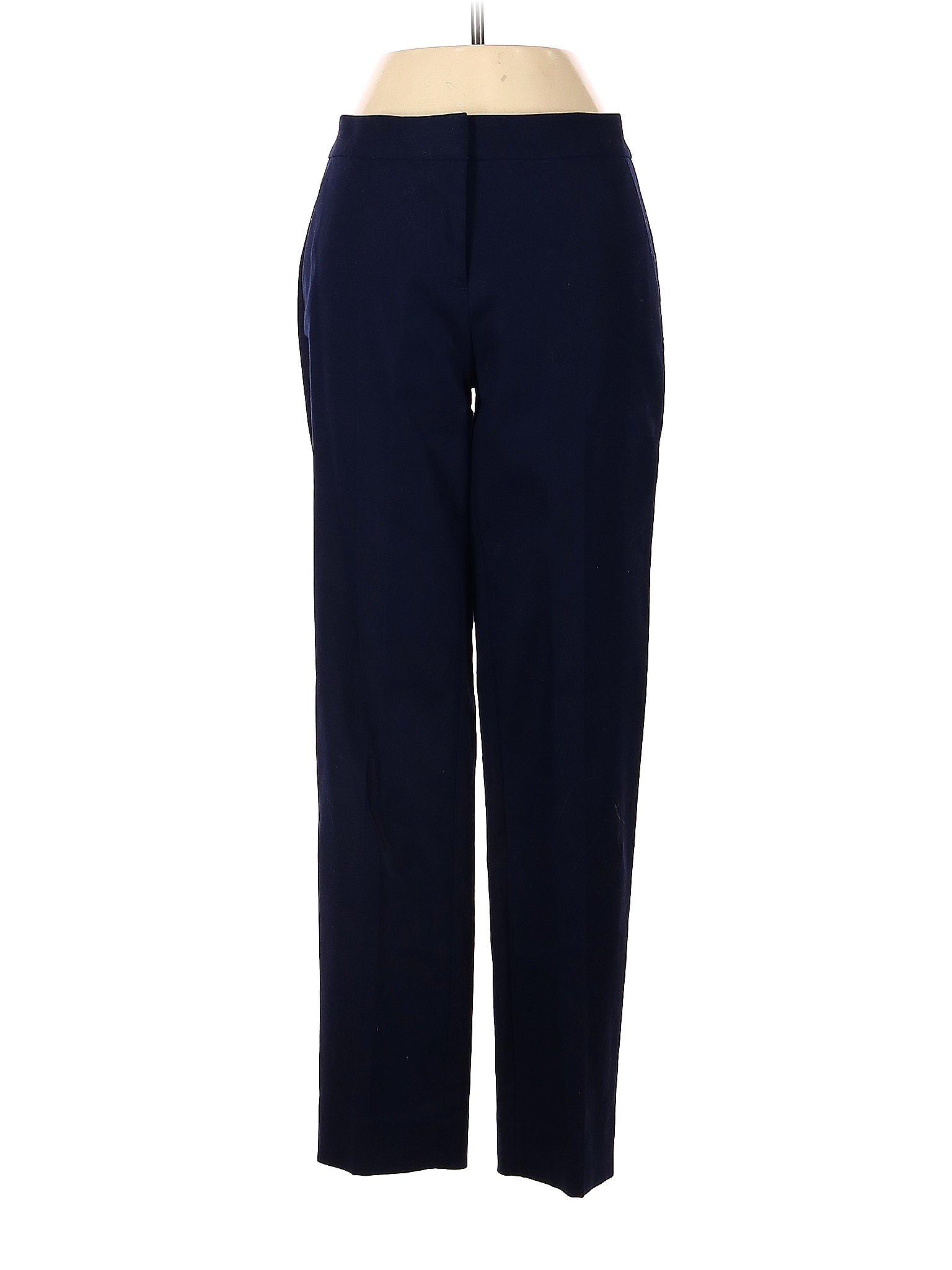 J.Crew 100% Cotton Solid Navy Blue Dress Pants Size 4 - 92% off | thredUP