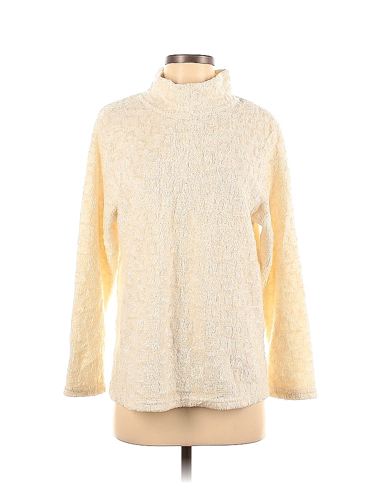 Coldwater Creek Color Block Ivory Turtleneck Sweater Size M - 74% off ...