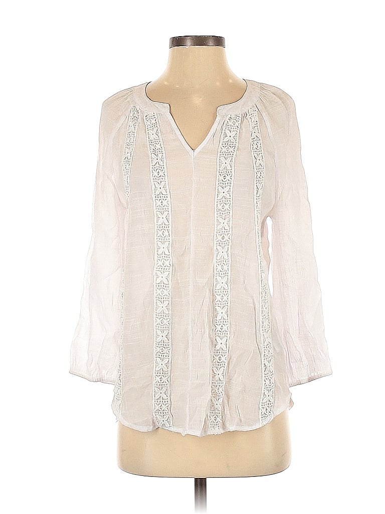 Counterparts White Long Sleeve Blouse Size S - 80% off | thredUP