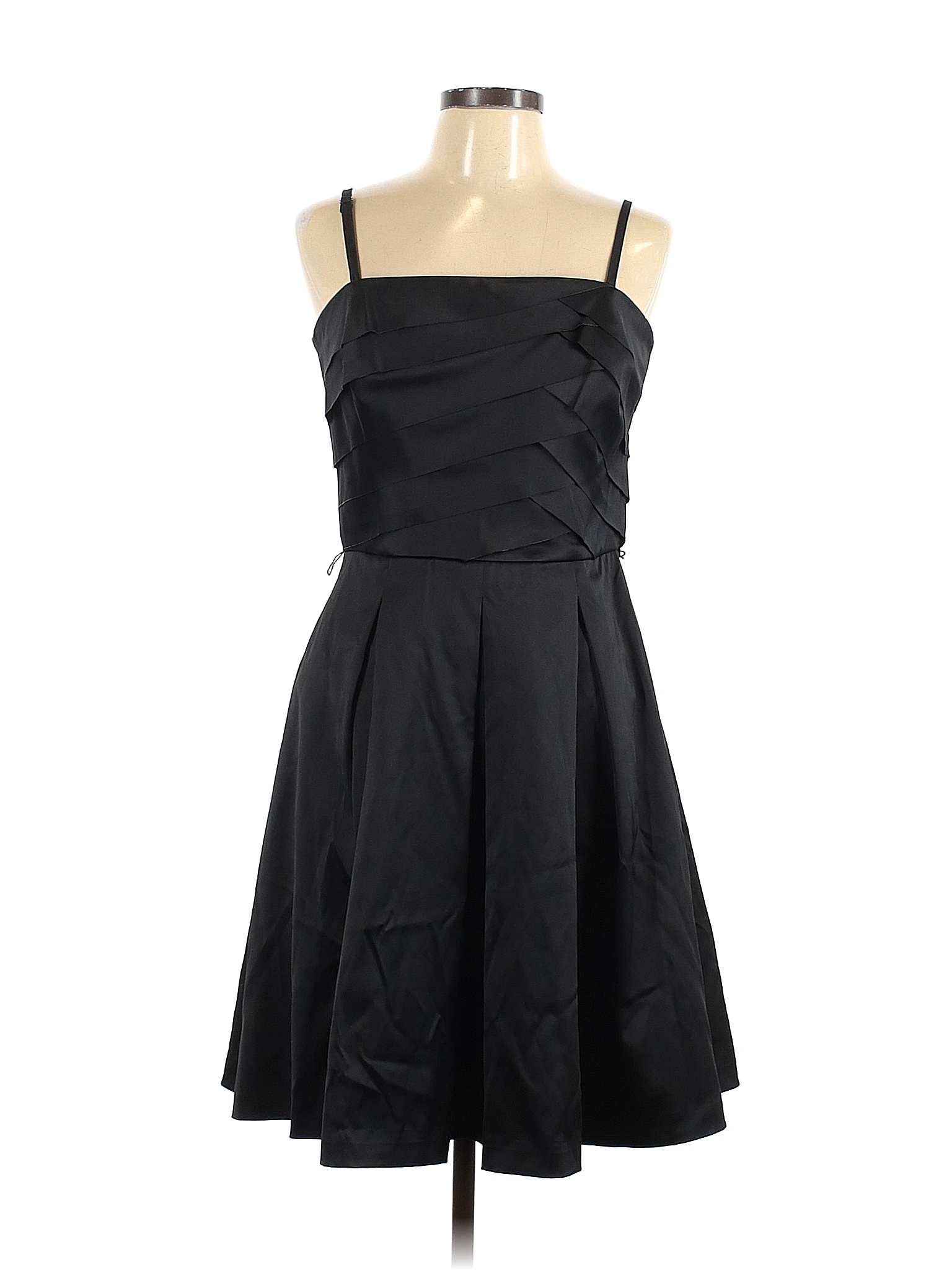 White House Black Market Solid Black Cocktail Dress Size 10 76 off