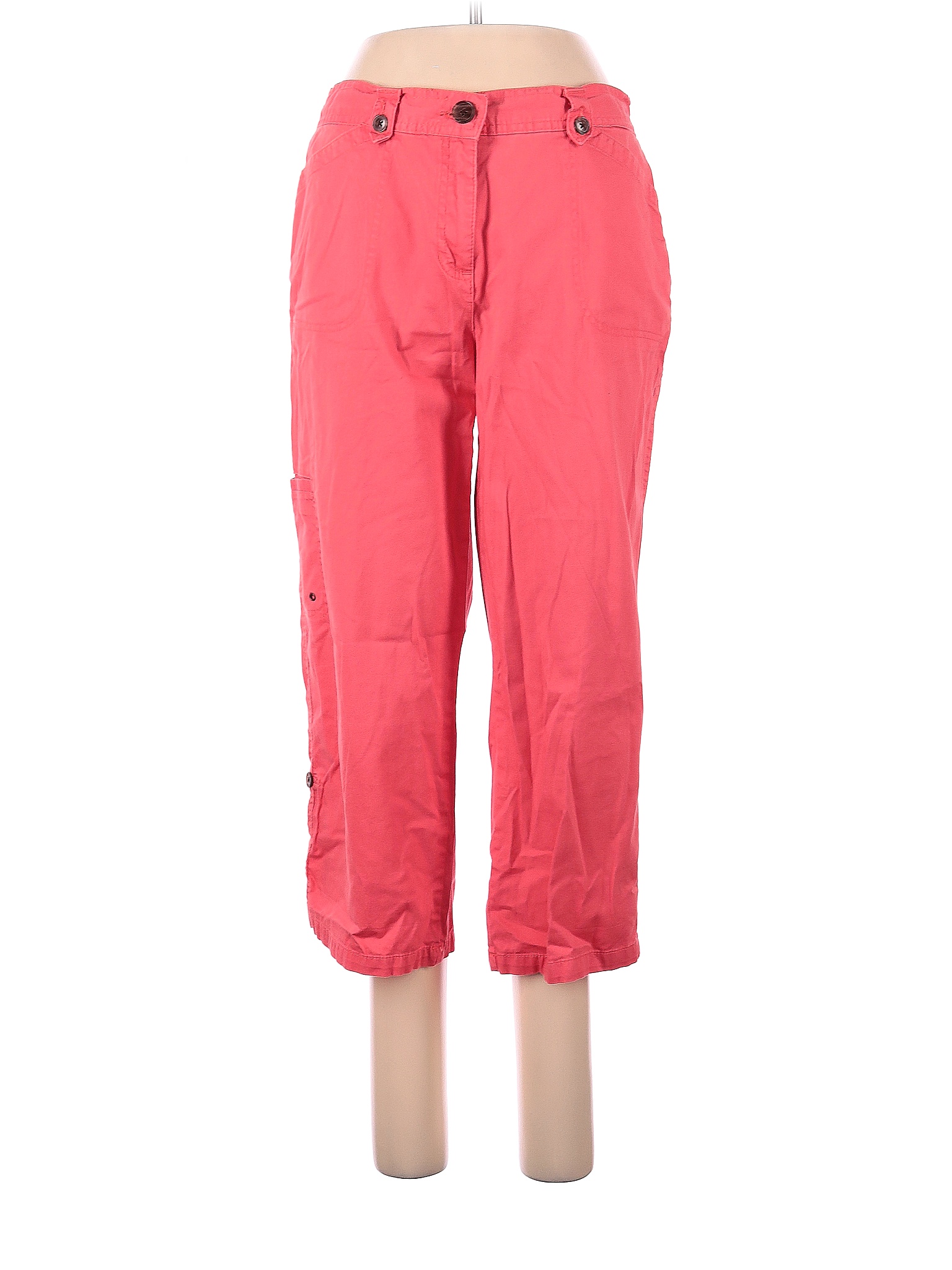 Karen Scott Pink Cargo Pants Size 10 