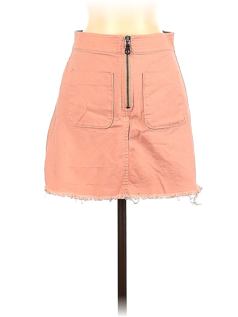 Pre-owned Madewell Casual Skirt In Orange