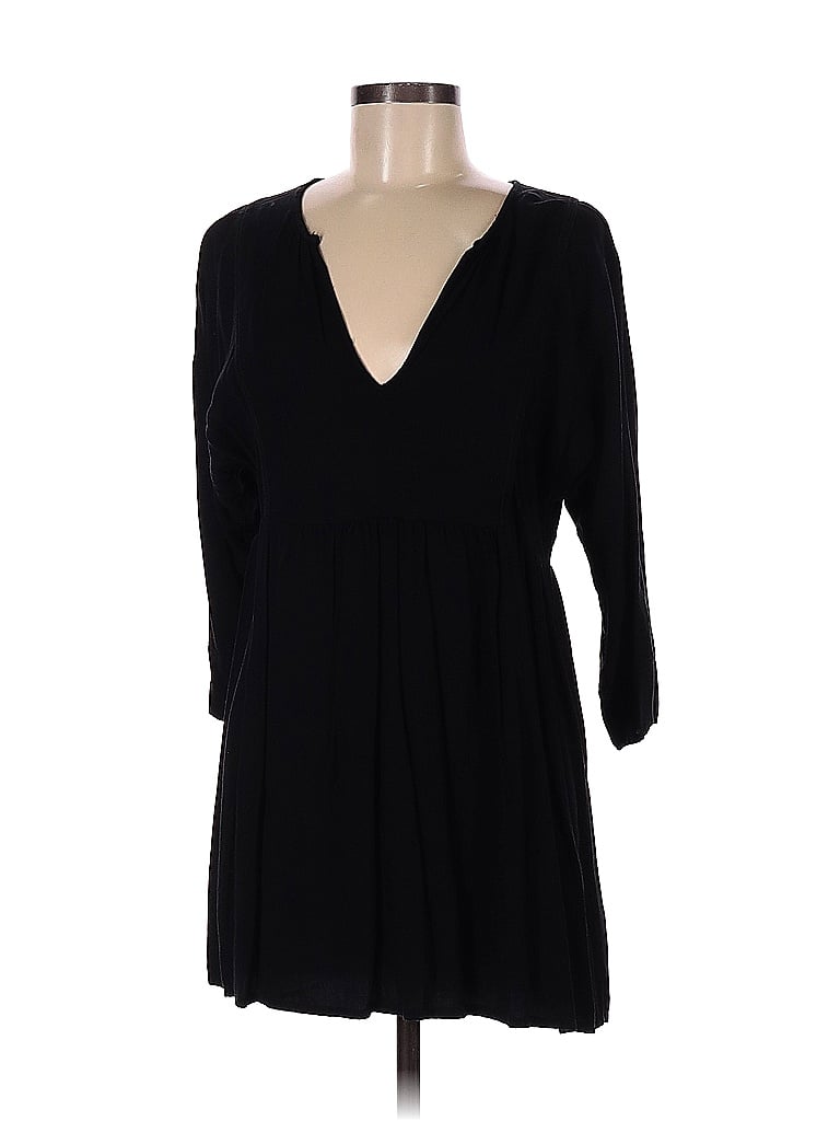 Forever 21 100% Rayon Black Casual Dress Size M - photo 1