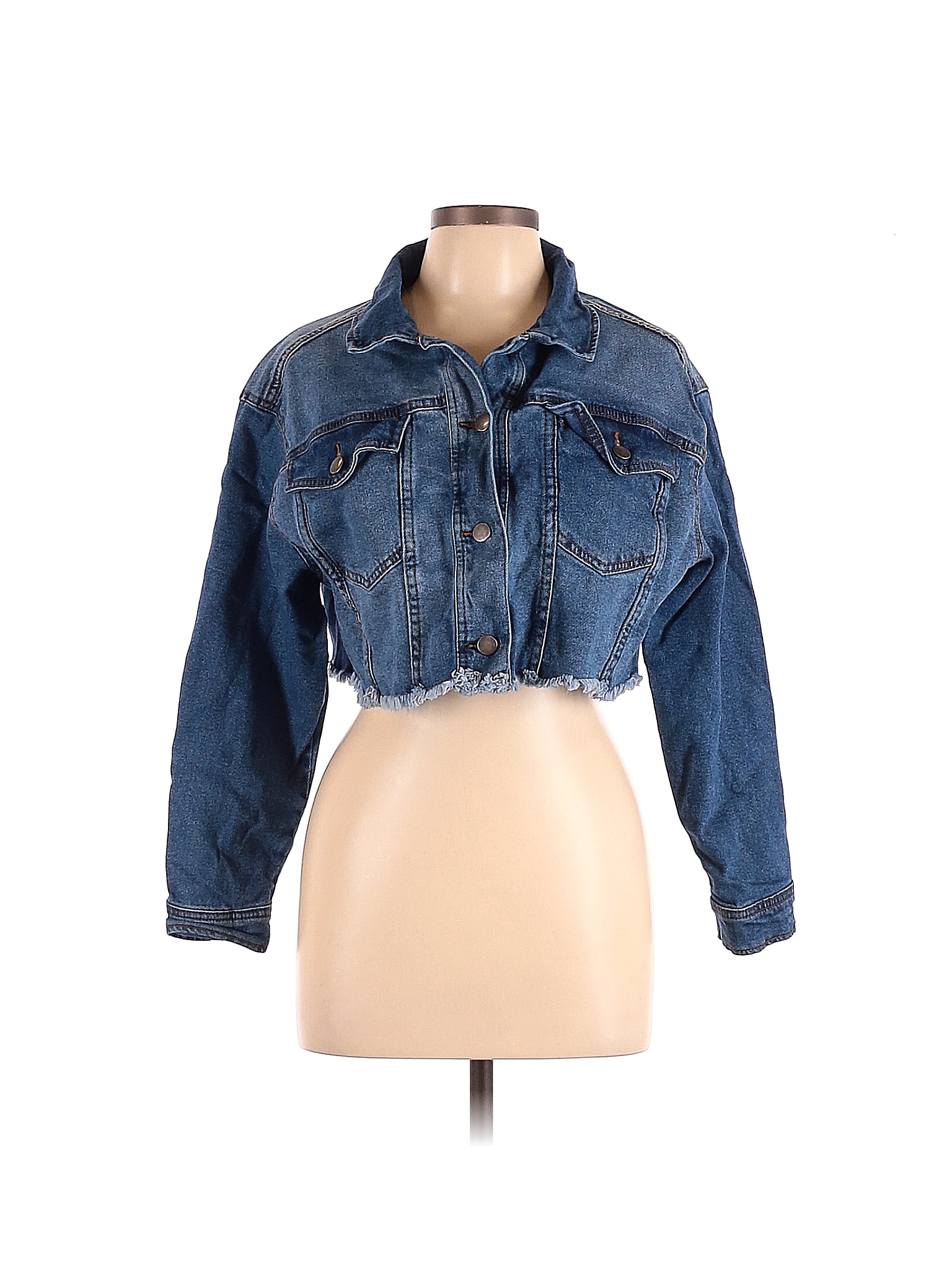 Wild Fable Blue Denim Jacket Size L 