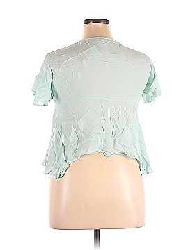 Bar III Short Sleeve Blouse (view 2)