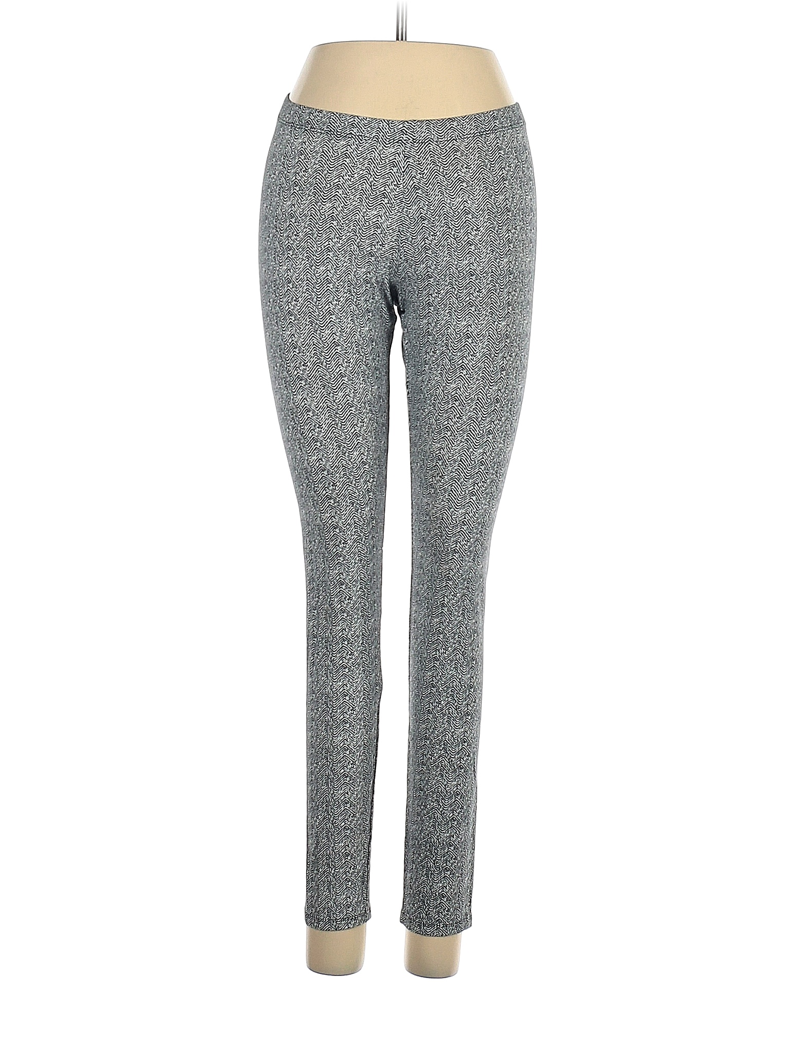 a.n.a. A New Approach Gray Black Leggings Size S - 79% off | thredUP