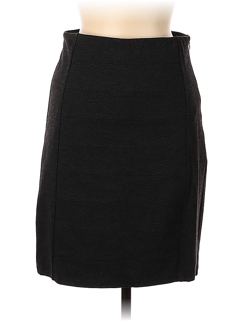 Pre-owned White House Black Market Casual Skirt In Gray