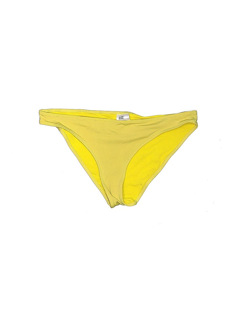 Pre-owned H&m Swimsuit Bottoms In Yellow
