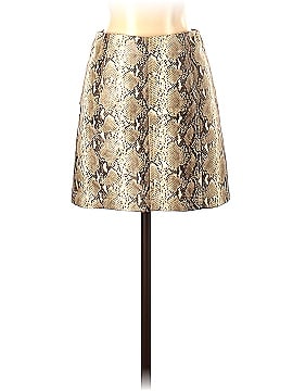 Lily Rain Faux Leather Skirt (view 1)