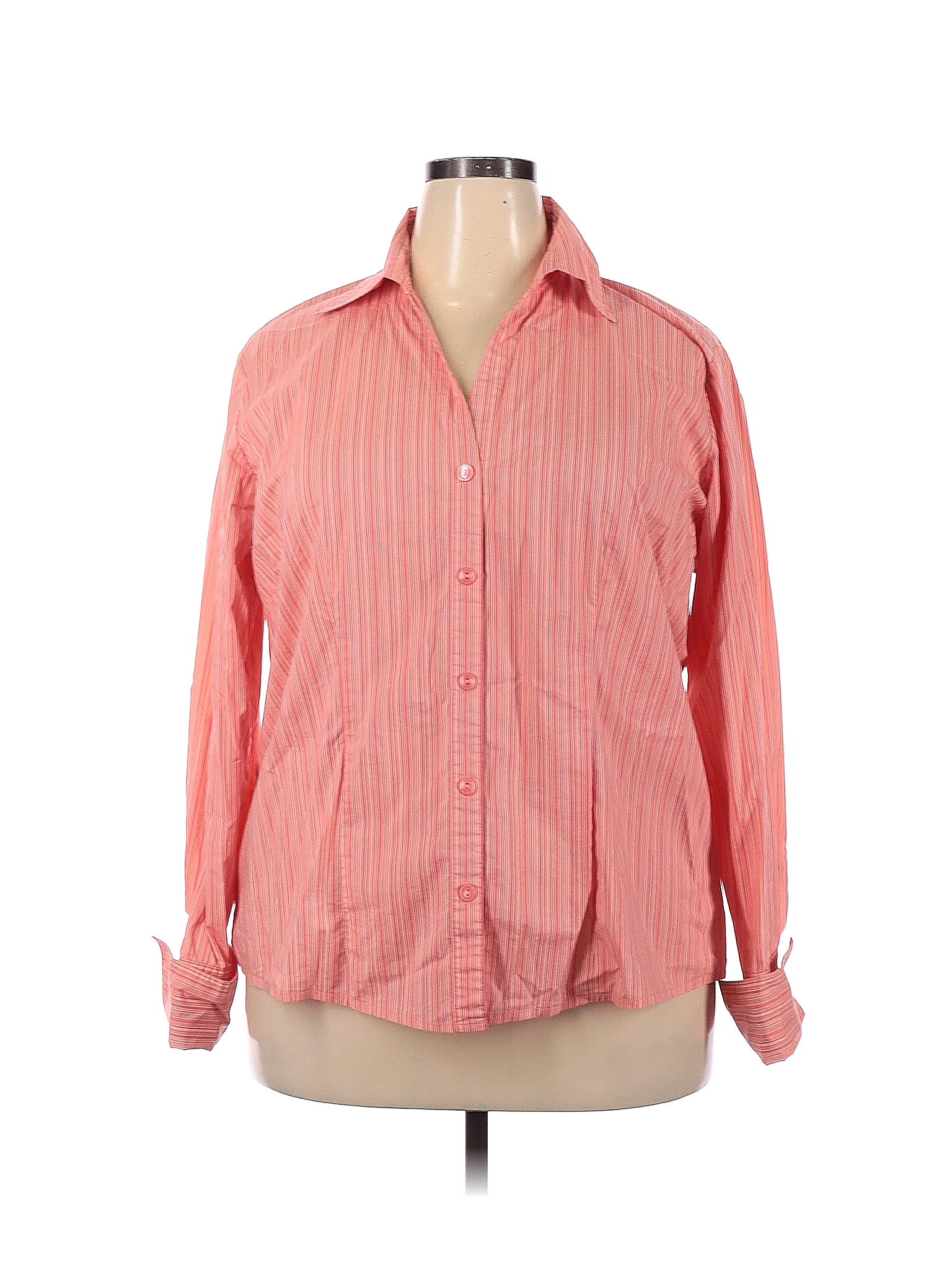 Long Sleeve Button-Down Shirt Size 