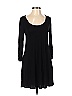 Vanity Solid Black Casual Dress Size XS - photo 1