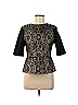 Raoul Black Short Sleeve Blouse Size 8 - photo 1