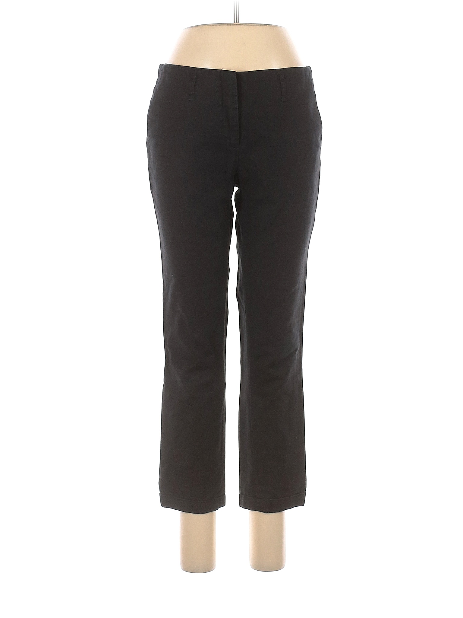 Dalia Collection Black Khakis Size 8 