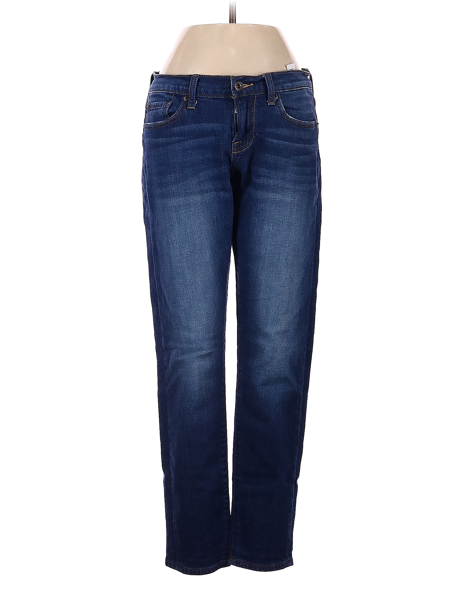 Lucky Brand Solid Blue Jeans Size 0 91 off thredUP