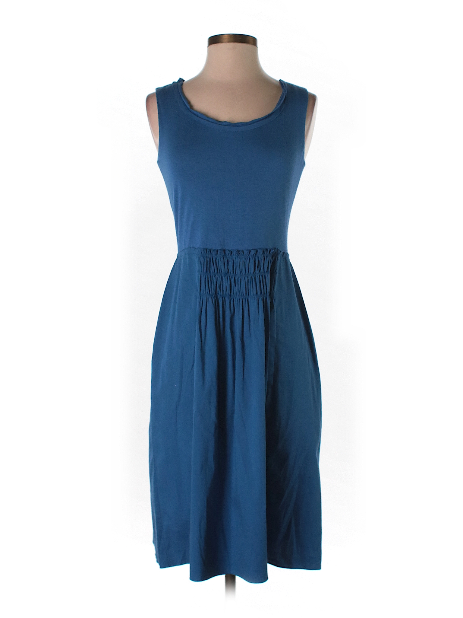 Tahari Solid Dark Blue Casual Dress Size 4 - 76% off | thredUP