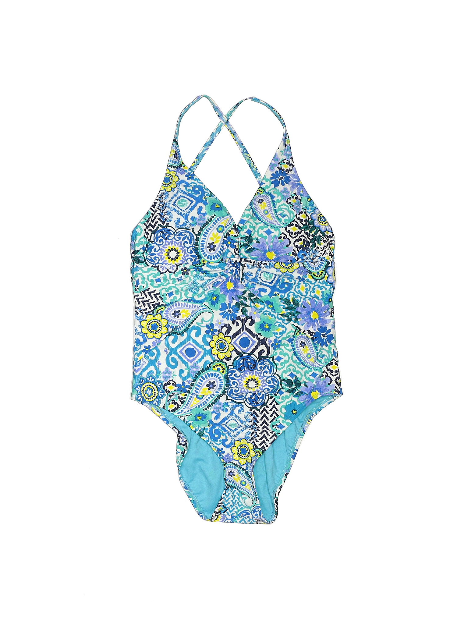 Bleu Rod Beattie Blue One Piece Swimsuit Size 10 - 59% Off | ThredUP