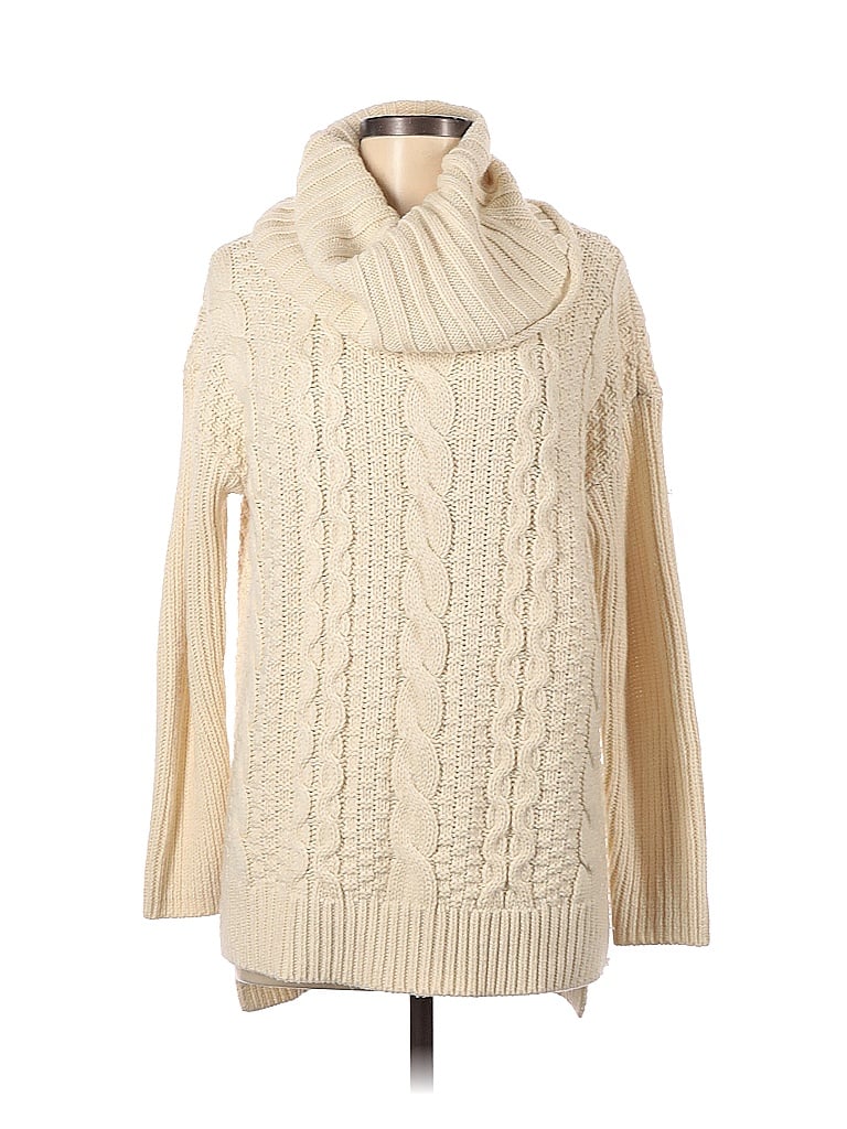 Bass Solid Tan Ivory Turtleneck Sweater Size M - 86% off | thredUP