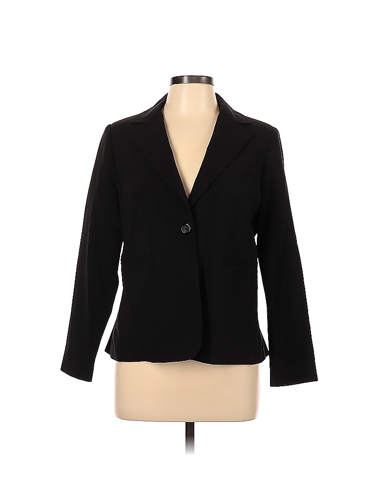 Kim Rogers Solid Black Blazer Size 10 - 75% off | thredUP