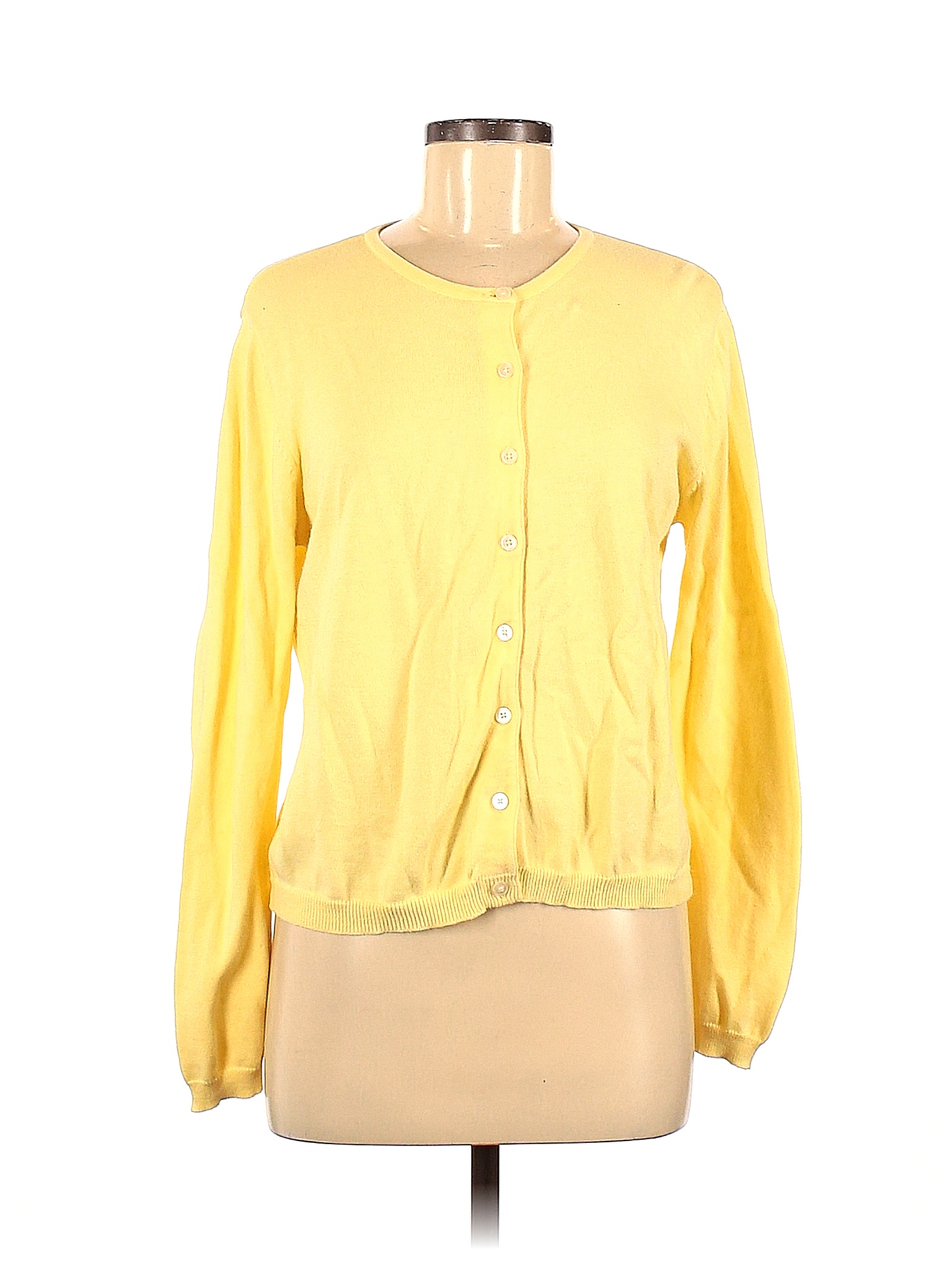 gap yellow cardigan