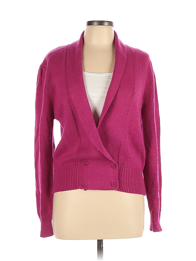 TanJay Solid Pink Cardigan Size L - 75% off | thredUP