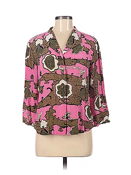 Tapp New York Long Sleeve Silk Top