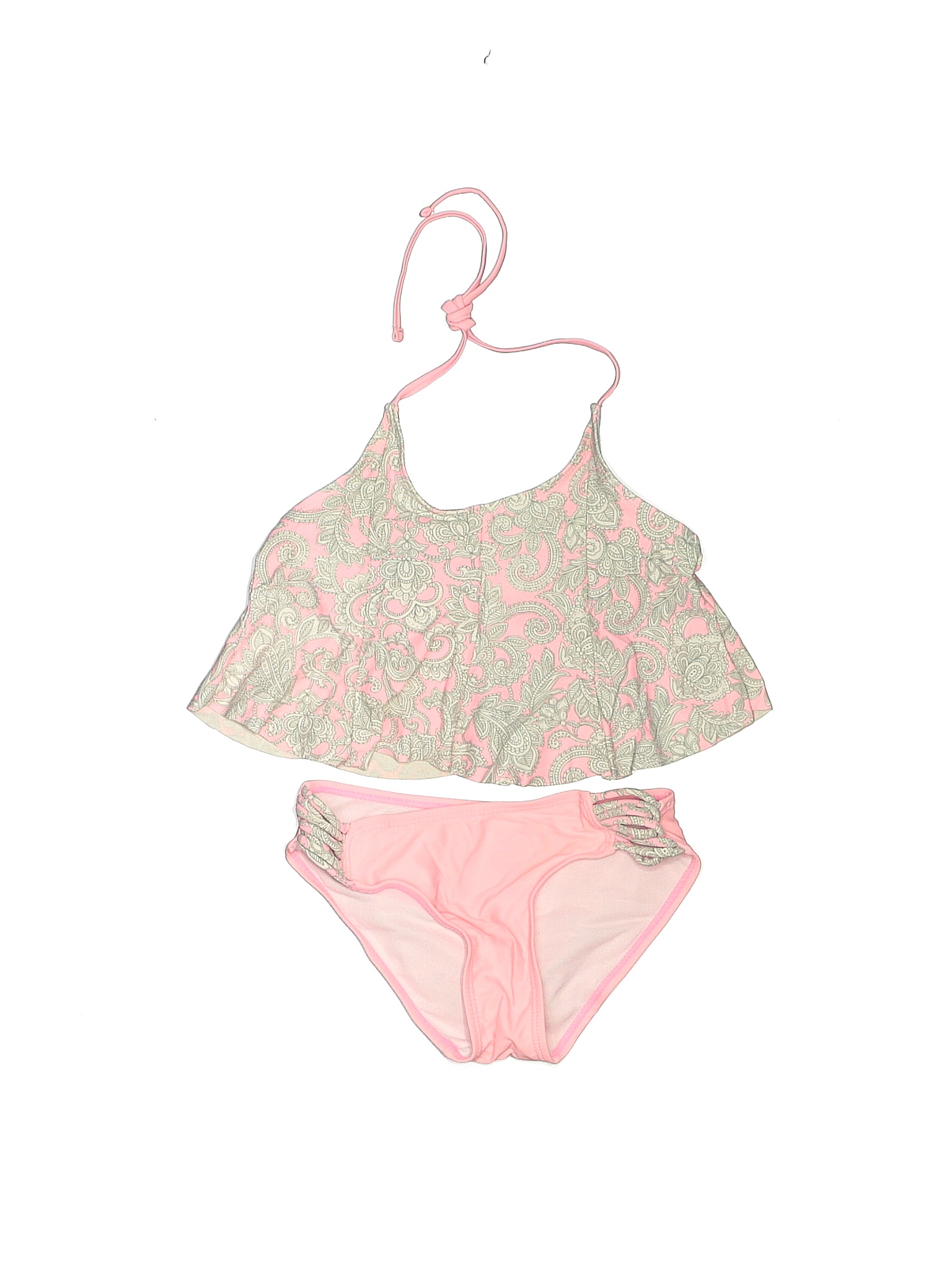 Malibu Dream Girl Pink Two Piece Swimsuit Size 7 - 46% off | thredUP